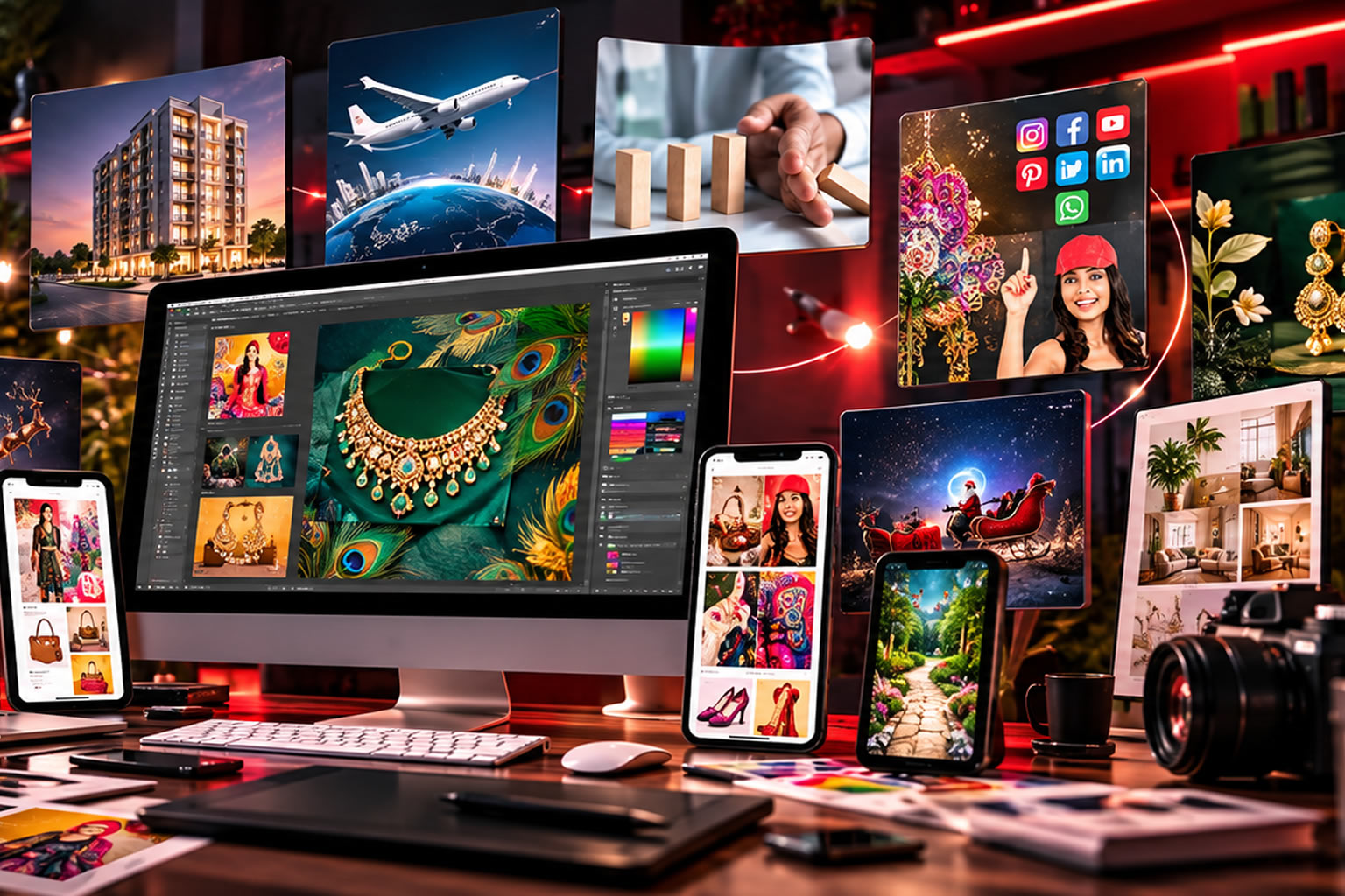 Cinematic Digital Marketing Studio Showcase