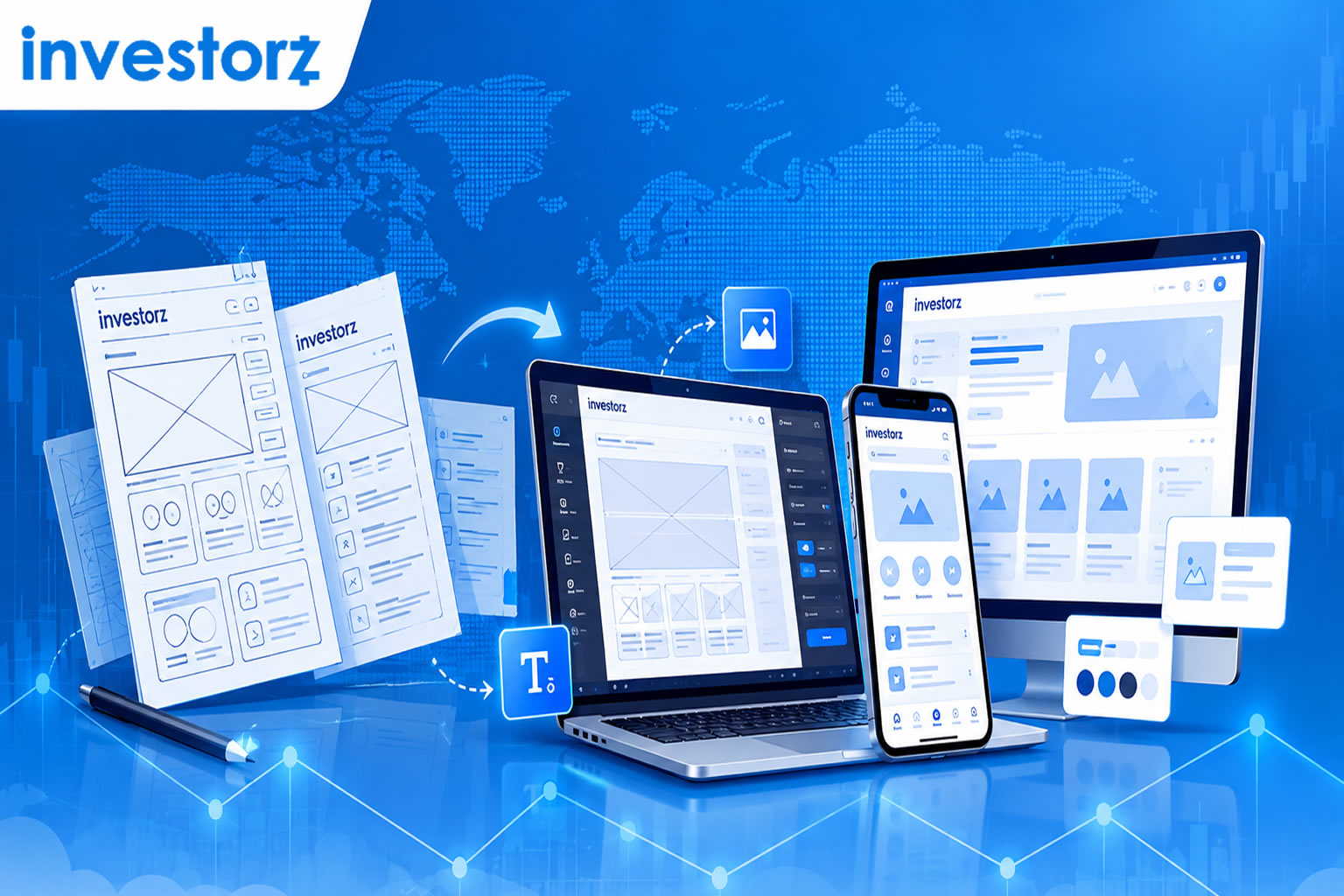 InvestorZ_Wireframe to Responsive UI Evolution