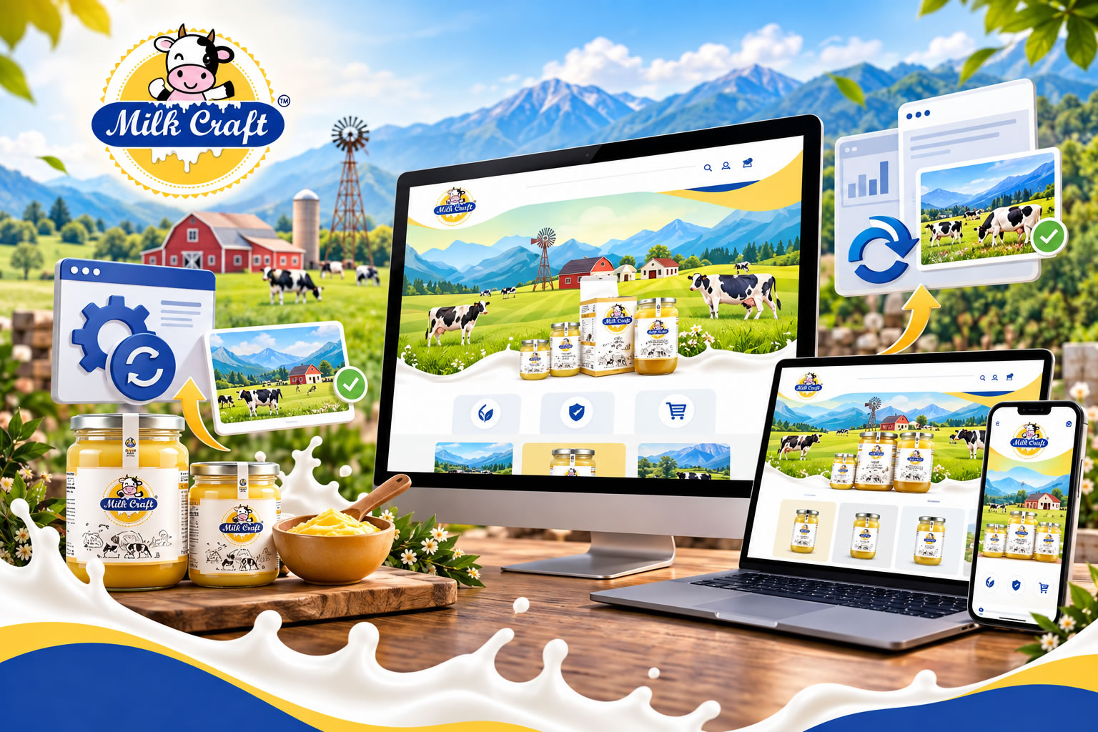 Milk Craft Website update